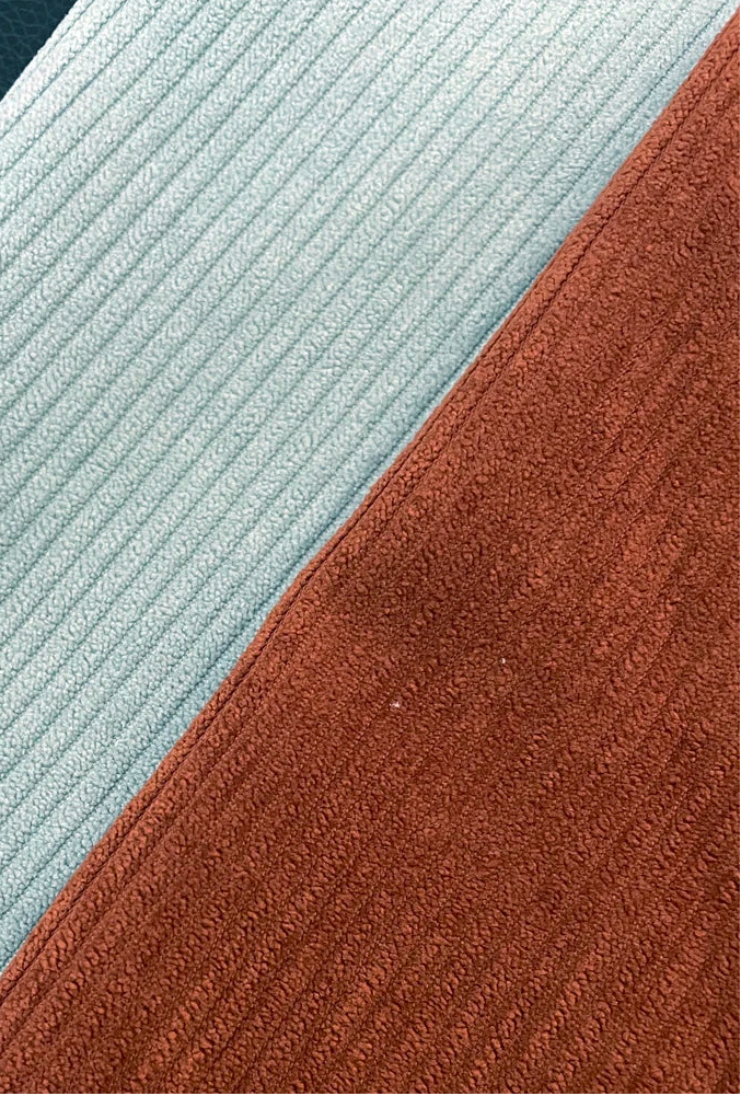 Weemsie Corduroy Kids Bean Bag Cover – Colour Block Soft Lounger Chair for Playroom & Reading Nooks