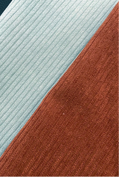 Weemsie Corduroy Kids Bean Bag Cover – Colour Block Soft Lounger Chair for Playroom & Reading Nooks