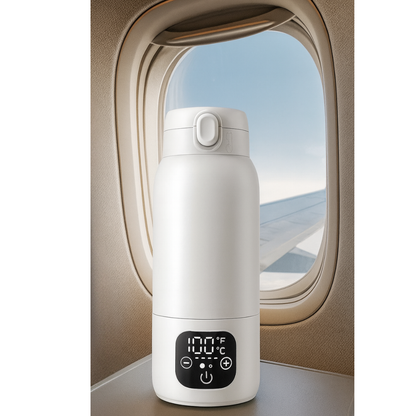 Portable 500ml Baby Bottle Warmer for Breastmilk and Formula | Travel Baby Bottle Heater