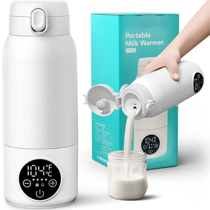 Portable 500ml Baby Bottle Warmer for Breastmilk and Formula | Travel Baby Bottle Heater