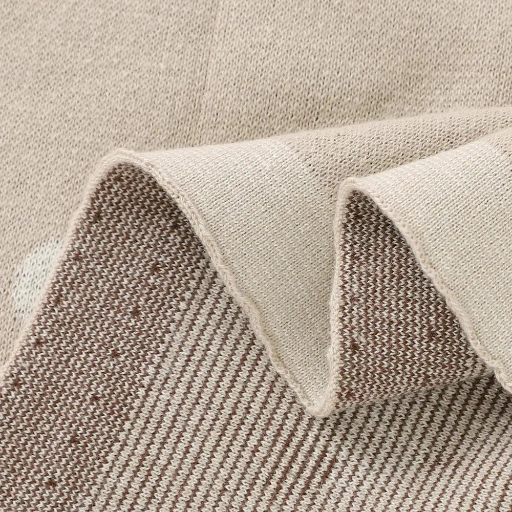 Little Lamb Cotton Knit Blanket for Newborns and Toddlers