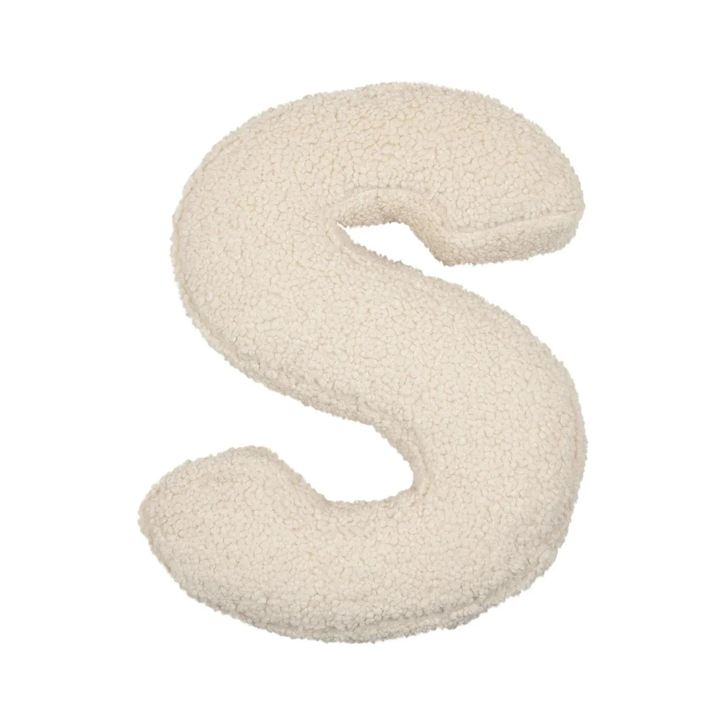 Alphabet Lamb Wool Pillow – Soft Letter Cushion for Nursery & Toddler Play