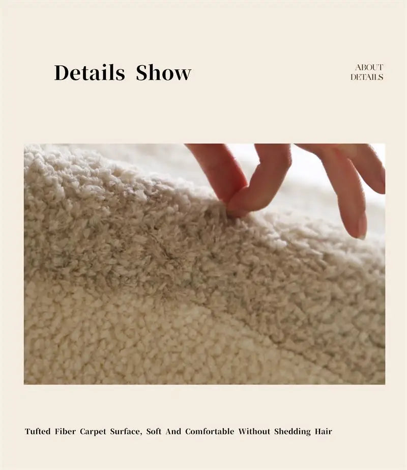 Flower Tufted Round Rug – Soft Floral Plush Carpet for Kids’ Rooms and Living Spaces