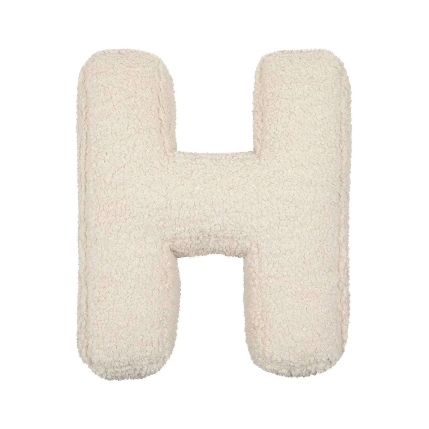 Alphabet Lamb Wool Pillow – Soft Letter Cushion for Nursery & Toddler Play