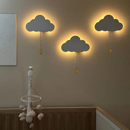Cloud Light – Floating Wall Lamp for Nursery & Kids’ Rooms (Battery-Operated LED Night Light)