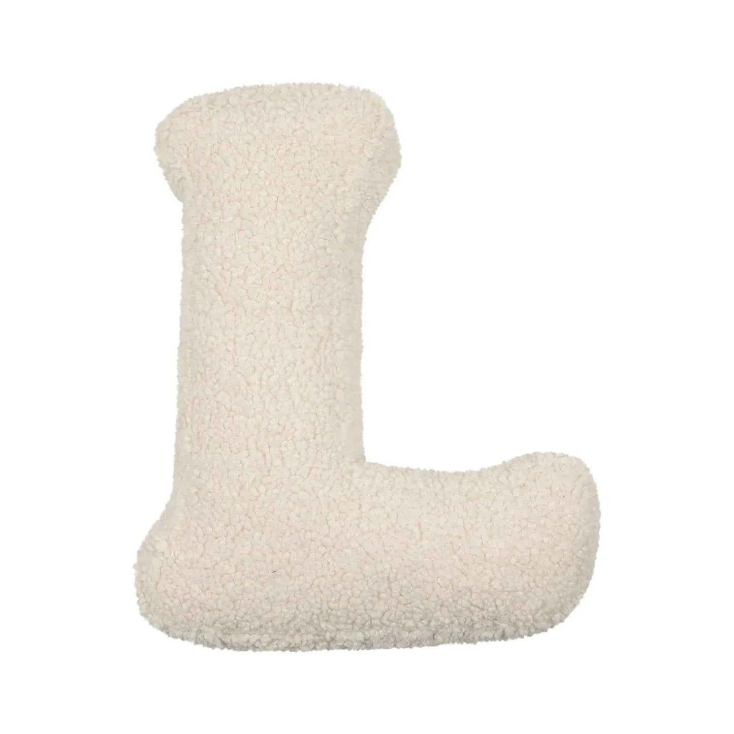 Alphabet Lamb Wool Pillow – Soft Letter Cushion for Nursery & Toddler Play