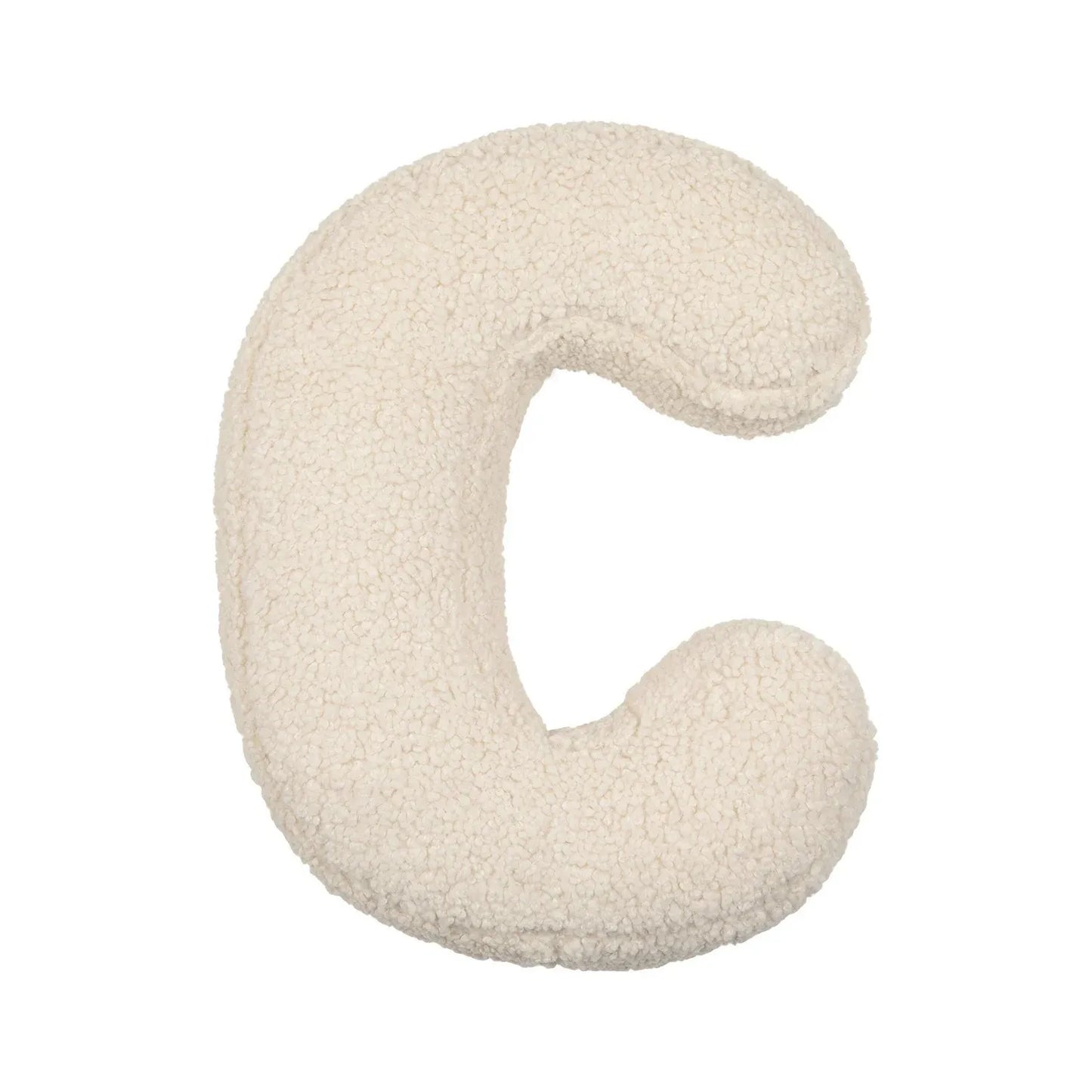 Alphabet Lamb Wool Pillow – Soft Letter Cushion for Nursery & Toddler Play