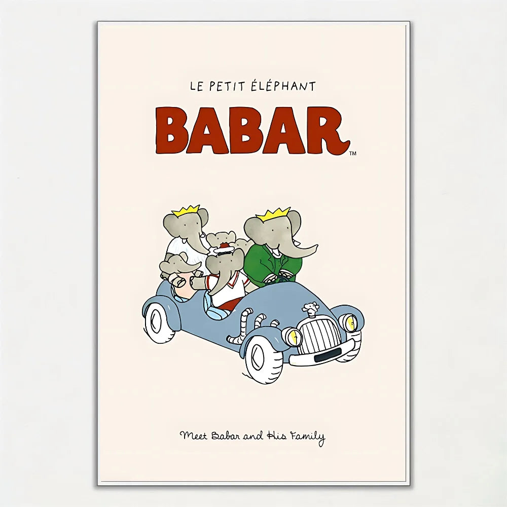 Babar The Elephant Wall Art - Poster Collection