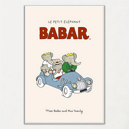 Babar The Elephant Wall Art - Poster Collection