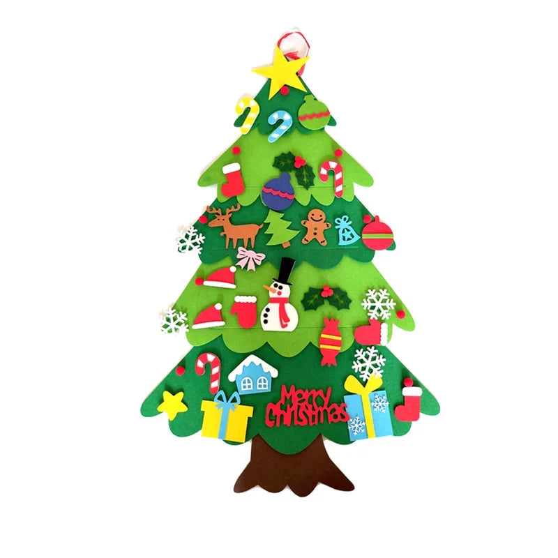 DIY Felt Christmas Tree – Montessori Holiday Activity