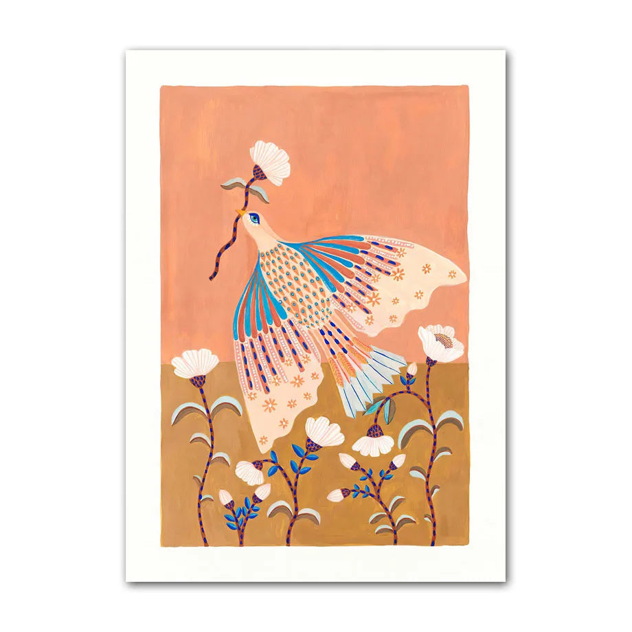 Watercolour – Boho Nordic Canvas Prints for Nursery and Kids Rooms| Weemsie