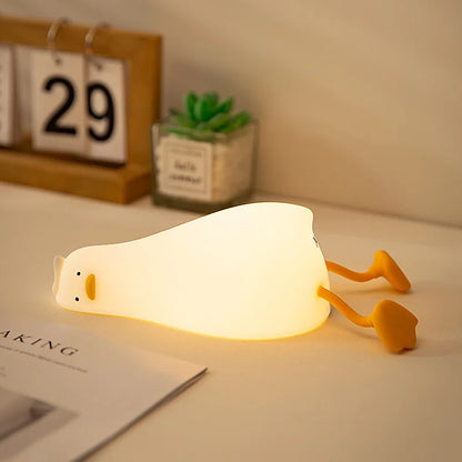 Dreamy Friends Night Light – Silicone USB Rechargeable Duck, Bunny and Cloud Lamp