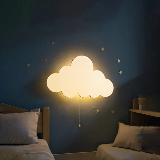 Cloud Light – Floating Wall Lamp for Nursery & Kids’ Rooms (Battery-Operated LED Night Light)