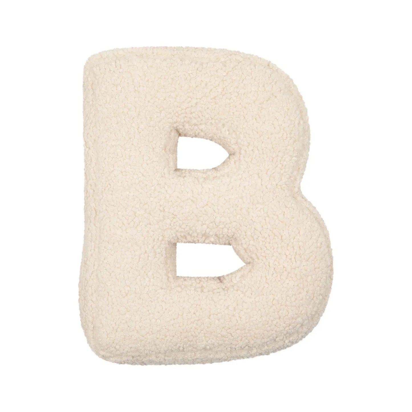 Alphabet Lamb Wool Pillow – Soft Letter Cushion for Nursery & Toddler Play