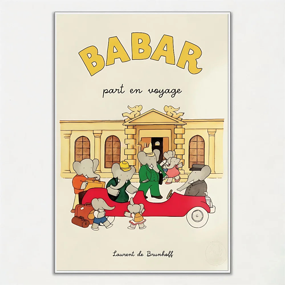 Babar The Elephant Wall Art - Poster Collection