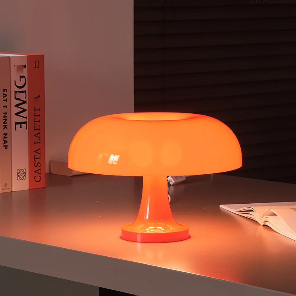 Classic Mushroom Table Lamp – Modern Danish Style LED Night Light