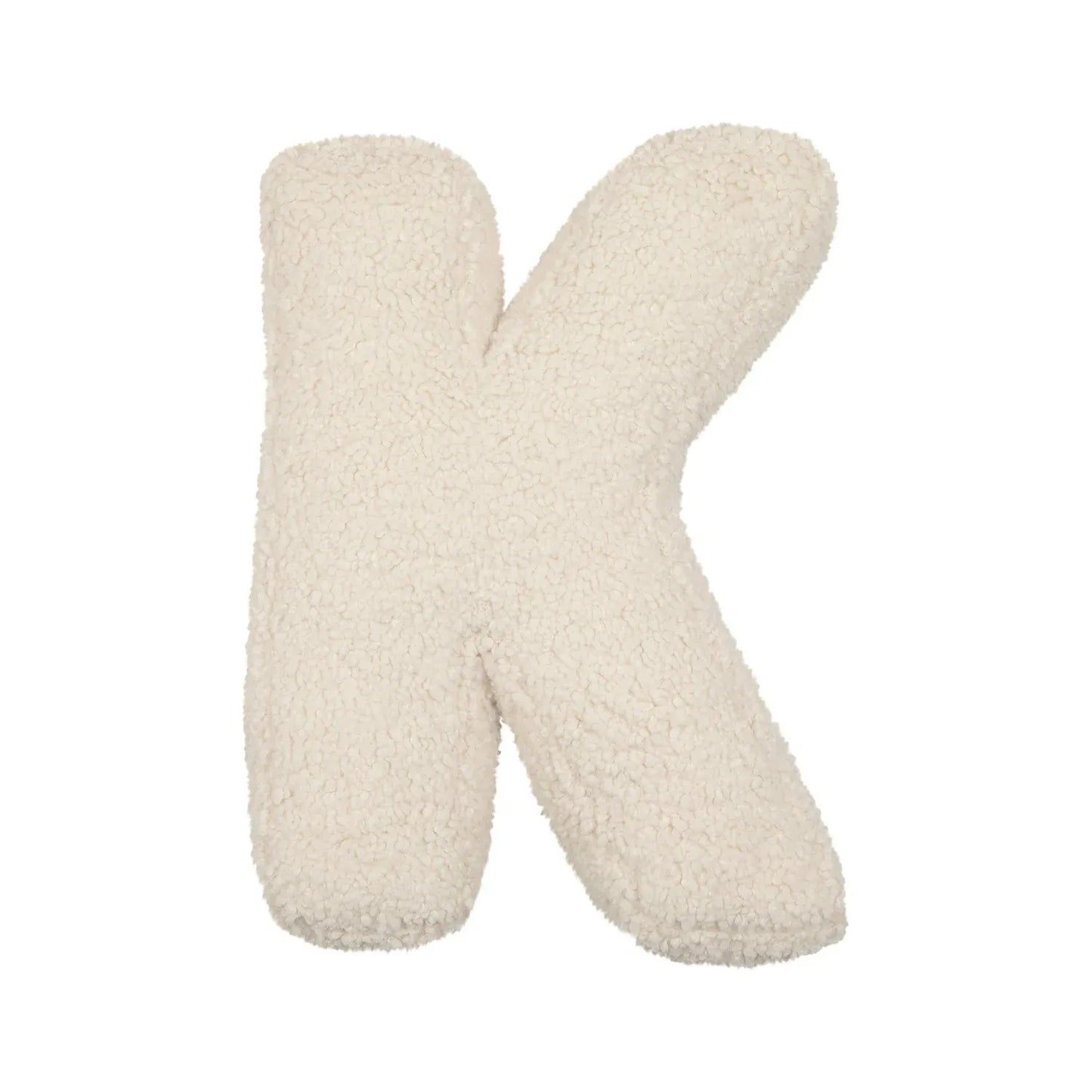 Alphabet Lamb Wool Pillow – Soft Letter Cushion for Nursery & Toddler Play