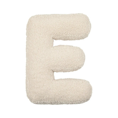 Alphabet Lamb Wool Pillow – Soft Letter Cushion for Nursery & Toddler Play