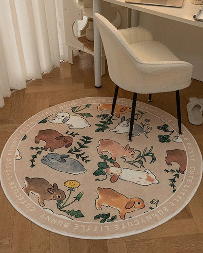 Cute Little Bunny Rug