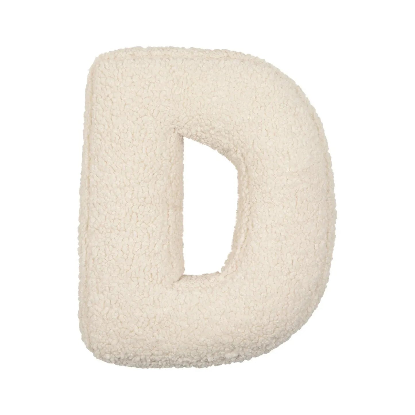 Alphabet Lamb Wool Pillow – Soft Letter Cushion for Nursery & Toddler Play
