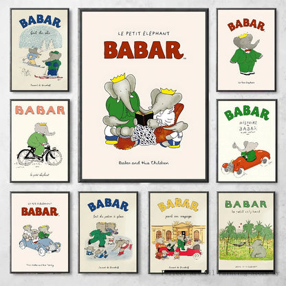 Babar The Elephant Wall Art - Poster Collection