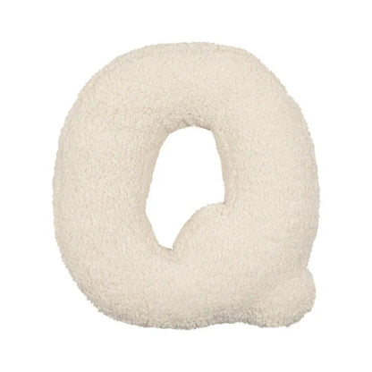 Alphabet Lamb Wool Pillow – Soft Letter Cushion for Nursery & Toddler Play