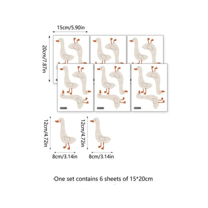 Little Ducks Wall Decals – Removable Ducklings Stickers for Walls and Furniture