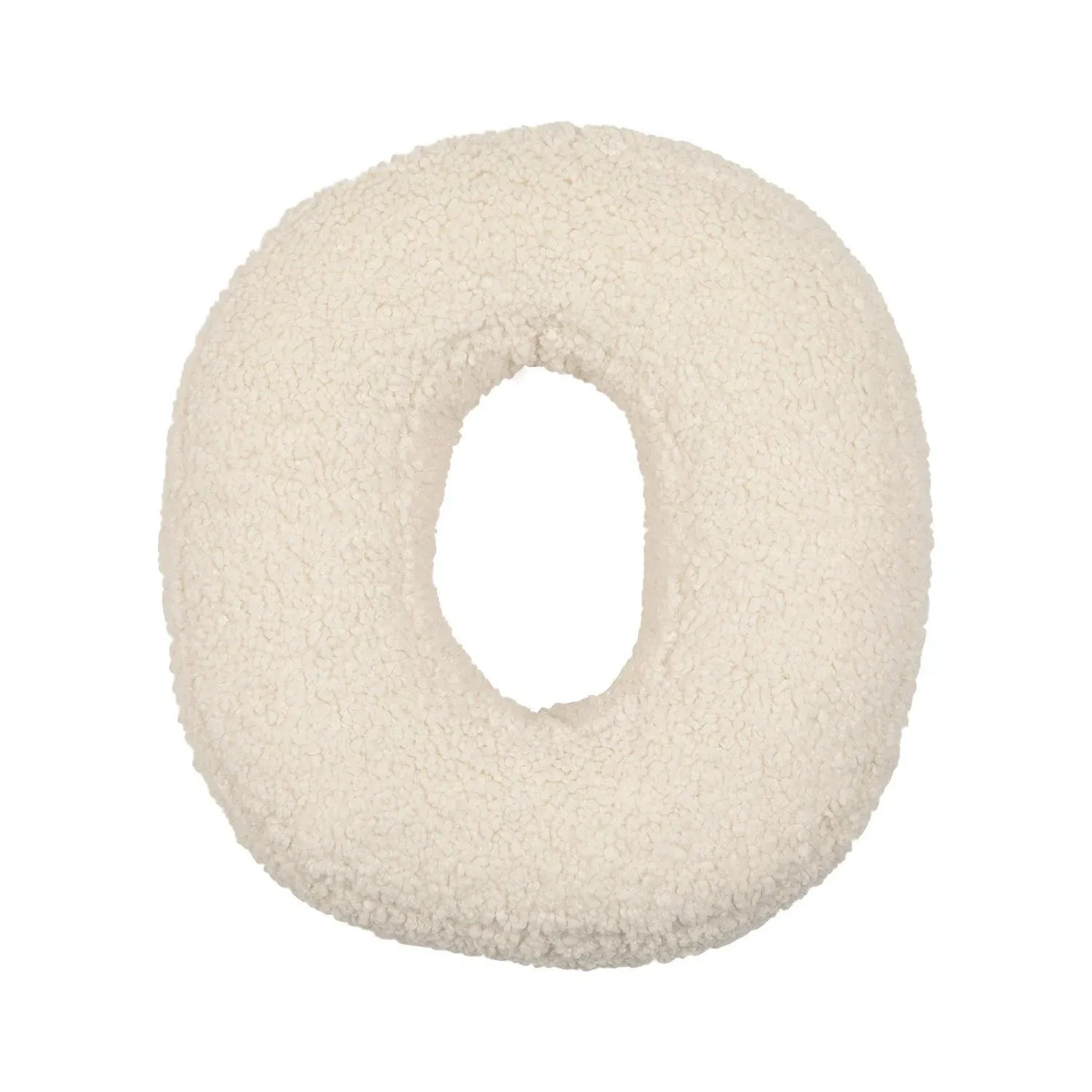 Alphabet Lamb Wool Pillow – Soft Letter Cushion for Nursery & Toddler Play