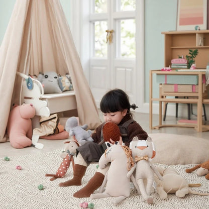 Weemsie Stuffed Animal Friends Collection – Baby Soothing Plush Toy