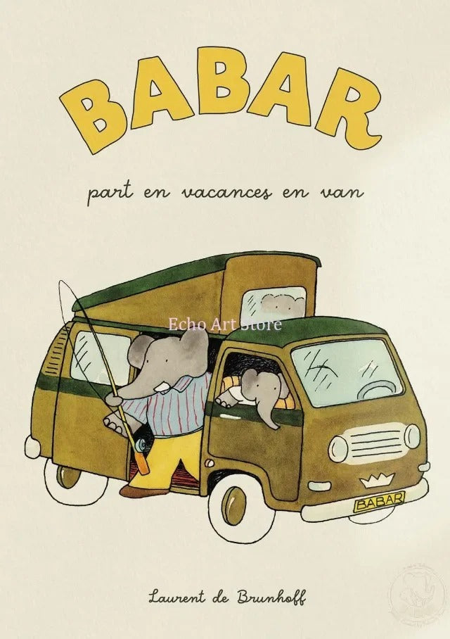Babar The Elephant Wall Art - Poster Collection